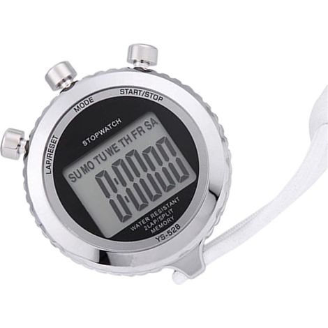 Chronomètre Sportif Numérique en Métal, Silencieux, Portable, LCD, Étanche À La Pluie, Minuterie Numérique for Arbitre De Compétition De Match Sportif (1/5)