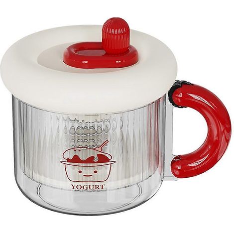 Filtre à yaourt grec, extracteur de lactosérum auto-refroidissant, séparateur de lactosérum, yaourtière, filtre pour bol à yaourt (1/5)