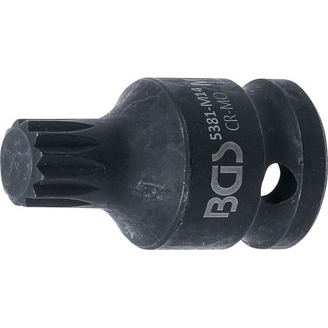 Punta de vaso BGS acero cromo molibdeno 40 mm (1/3)
