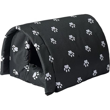 Outdoor Cat House, Winter Resistant, Waterproof and Warm, Pet House with Soft Lining, Foldable, Weatherproof, Shelter for Stray Pets, 54x42x36cm (1/5)