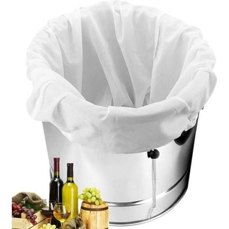 Sac filtrant boisson noix,maille fine lavable+cordon serrage,réutilisable bière vin confiture (1/5)