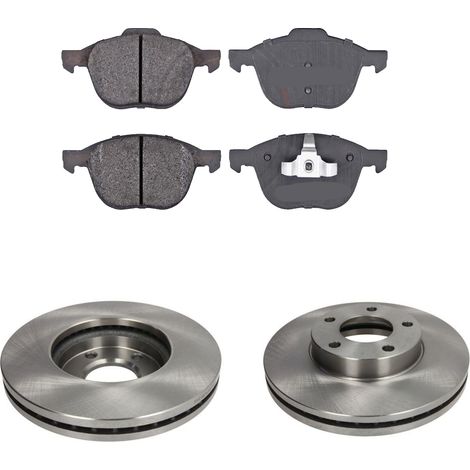 KIT FRENI ANTERIORI compatibile con MAZDA 5 (CR19,CW) - DISCHI + PASTIGLIE OEM: FDB1594 / 17636 , 17637 /SOSTITUZIONE DIRETTA/BASSA POLVERE/SILENZIOSO (1/5)
