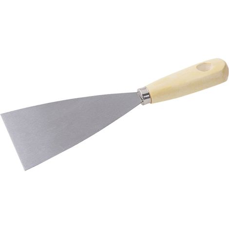 LEVIOR Spatel, Stahl, Holzgriff, 80 mm, 32216.01