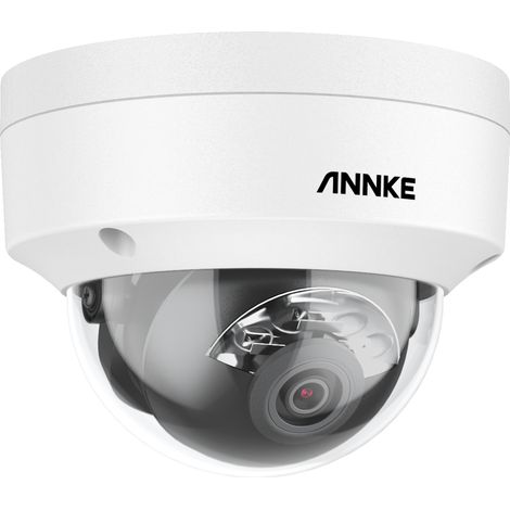ANNKE Cámara POE de 5MP Domo 3K IPC AI Detección de personas y vehículos con audio con ranura para tarjeta Dual Smart Light H.264/H.264+/H.265/H.265+ Lente 2.8mm, IP67 (1/5)