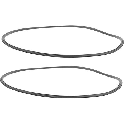 Anneaux en caoutchouc noir pour pieds de tabourets bar, protecteurs (1/5)