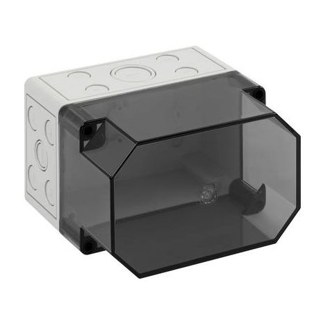 Spelsberg Boîtier vide, transparent, Indice de protection IP66, Résistance aux chocs IK07, Classe de protection II, Ui 690V AC, Tension d'isolement nominale 1000V DC, sans halogène, 10700601 (1/2)