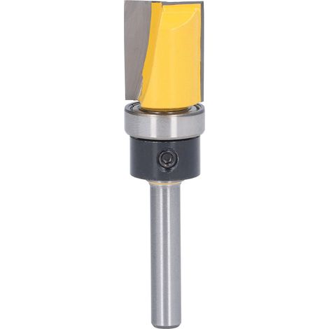Fraise à affleurer en acier 45 haute dureté, revêtement PTFE, lame inférieure transparente 6x5/8x20, pour tiroirs. (1/5)