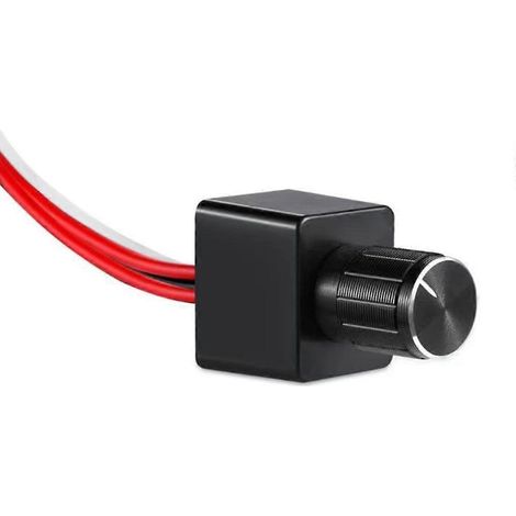 DC12V PWM Drehdimmer-LED-Schalter für Halogenlampen, Wohnmobil, Boot, Auto (1/4)