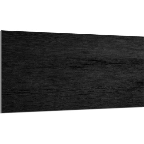 Glasschutzplatte für Herd 90x52 Schwarz (1/5)