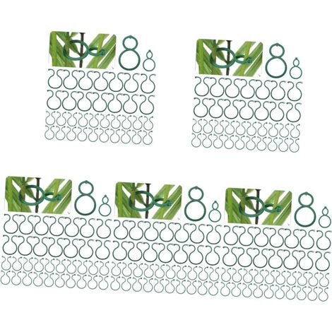 500 Pièces Jardinage Boucle Tige Clip Tige Supports Clip Tomate Vigne Pince Fleur Vigne Pince Jardin Plante Clips Tomate Pince Jardin Fournitures Plante Support Pince Tomate Clip (1/5)