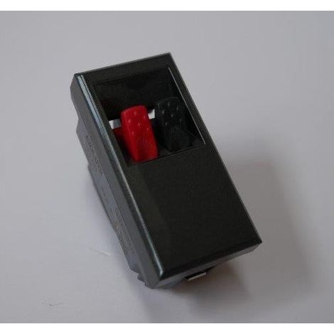 Prise haut-parleur HP anthracite 1 module connexion automatique (sans plaque) Axolute BTICINO (1/3)