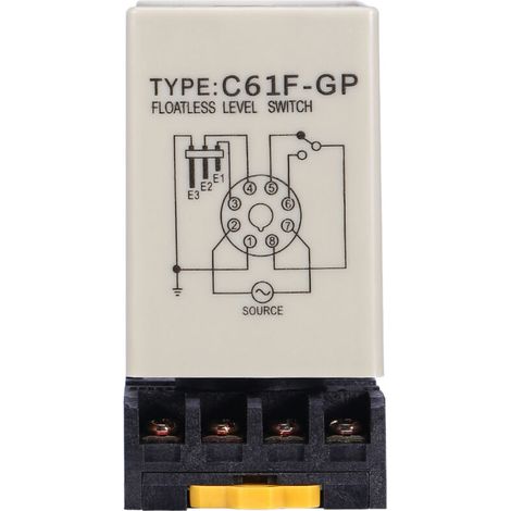 Schwimmerloser Füllstandsregler mit Sockel – 220 V AC 50/60 Hz – Modell C61F-GP (1/5)