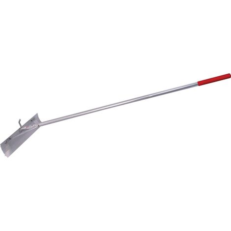Sofop – Épandeur à béton aluminium 54cm – Manche 1,5m – Modèle léger avec renforts latéraux – Pour chantiers humides