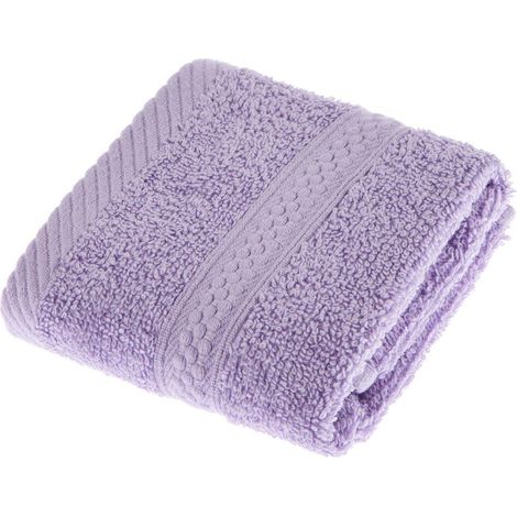 HOMESCAPES Turkish Cotton Lilac Face Cloth