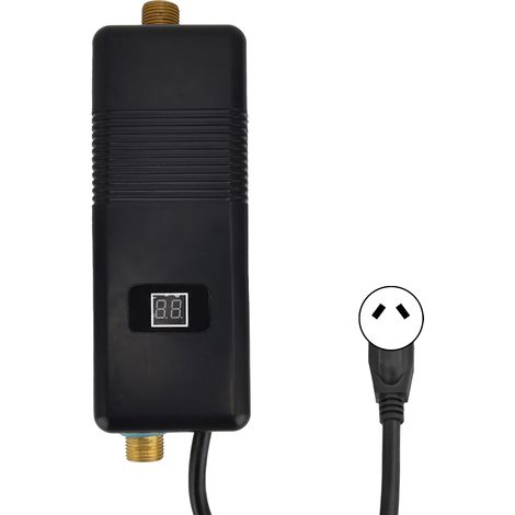 Chauffe-eau instantané électrique 3500W pour salle de bain, cuisine, camping-car, noir, 220V AU (1/5)