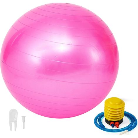 1 Ballon de gym, anti-éclatement, surface antidérapante, pour yoga, fitness, bureau, maison (1/5)
