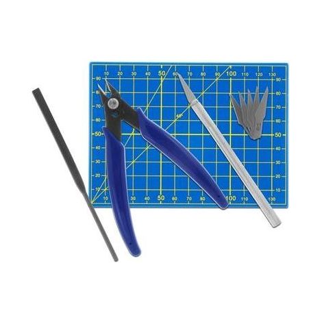 Donau Elektronik MS09 Jeu d'outils pour modélisme en sacoche 9 pièces (1/3)
