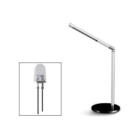 Staples Cep Ecoline Schreibtischlampe Grau LED Dimmer