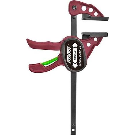 2 - Serre-Joint - Accessoire De Serrage - Acier Au Carbone Trempé - Pour Menuiserie Et Bricolage - Noir - 20x5cm