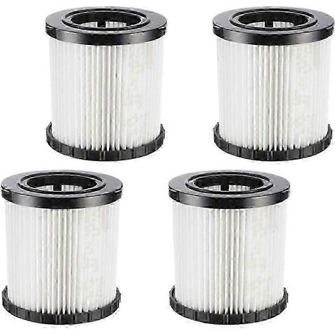 Lot de 4 filtres de rechange HEPA DCV5801H compatibles avec les aspirateurs eau et poussière DeWalt DCV580 et DCV581HD. (1/5)