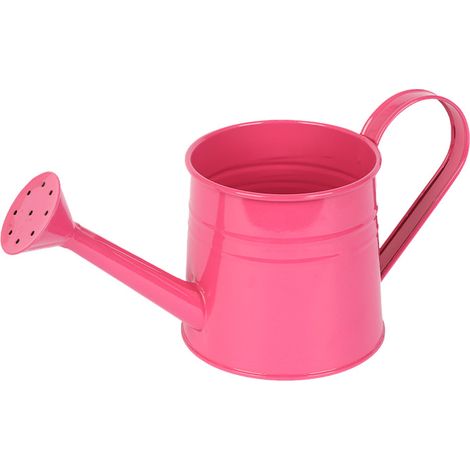 KOWOLL Arrosoir rose pour enfants avec bec fixe et poignée latérale - Arrosoir robuste pour enfants, outils de jardinage de qualité et ensembles de jardinage pour enfants (1/4)