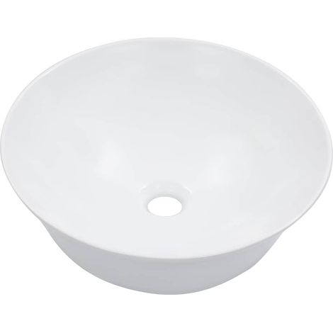 Waschbecken/Waschmuschel/Waschtisch 41 x 12,5 cm Keramik Weiß (1/5)