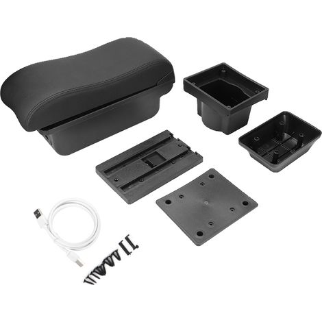 Console centrale pour voiture, boîte de rangement pour accoudoir intérieur adaptée à Skoda Octavia A5 (1/5)