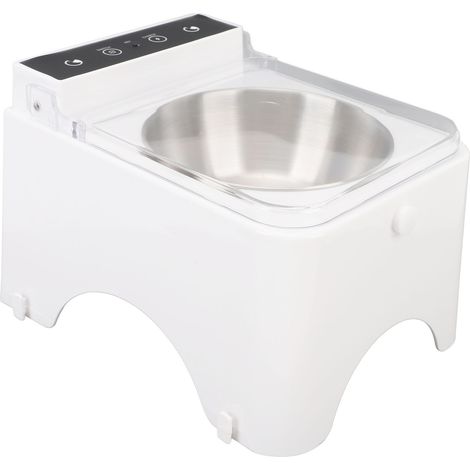 Gamelle automatique pour chat avec couvercle transparent surélevé, hygiénique et intelligente, pour chat et chien, idéale pour l'intérieur (modèle 1). (1/5)