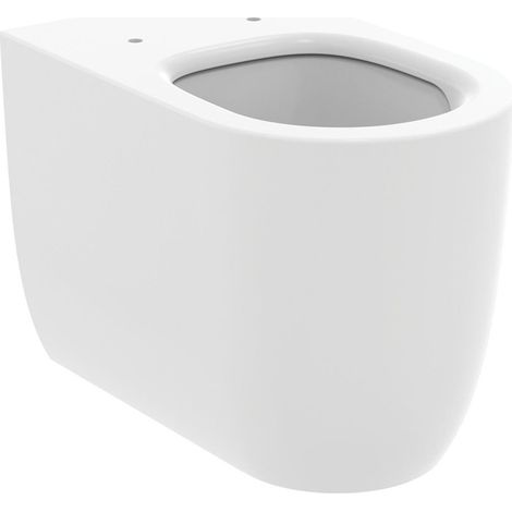 WC suspendu à faible profondeur, Blend Curve, AquaBlade, 360x565x400mm, blanc soie