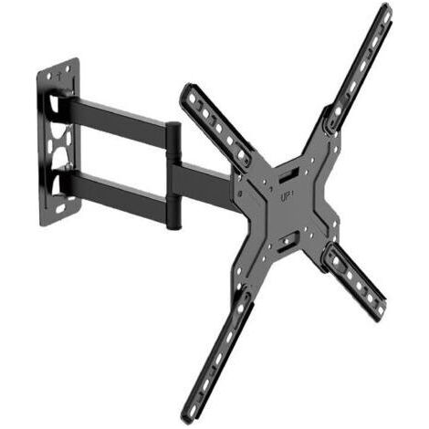 Support mural pivotant pour téléviseur, compatible avec la plupart des téléviseurs plats et incurvés de 26 à 60 pouces, rétractable, jusqu'à VESA 400 x 400 mm, capacité de charge 30 kg (1/4)