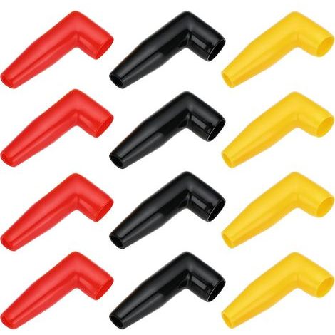Lot de 12 cosses électriques de protection en PVC pour treuil (1/4)