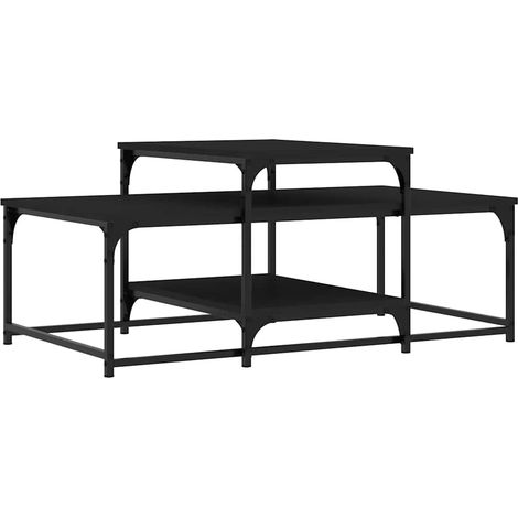 Maison Exclusive - Couchtisch Schwarz 102x60x45 cm Holzwerkstoff