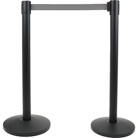 2 Colonnine Tendinastro di 3 m in Acciaio nastro Grigio (1/5)