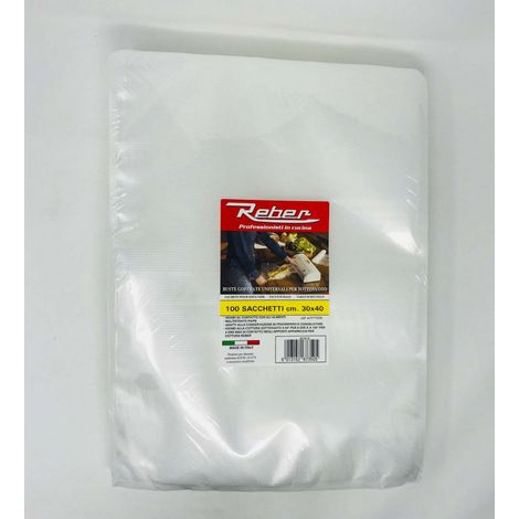 Reber Bolsas de vacío 30x40 cm lote de 100 bolsas