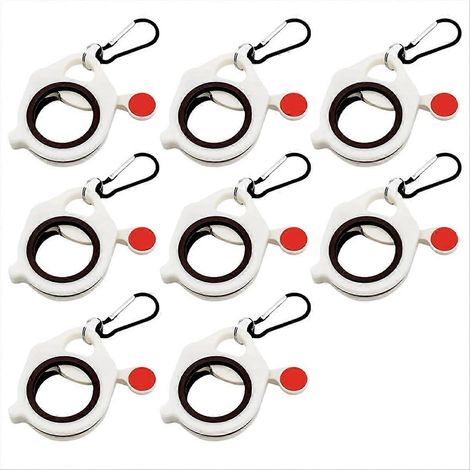 8-teiliges Kabelorganizer-Set, Kabelclips mit Reißverschluss, Wandhalterung für Kabelbinder, praktisches Kabelmanagement (1/5)