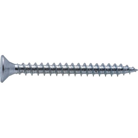 Vis à bois tête fraisée PZ zinguée Viswood filet total 4,5x40 mm (x33 vis)