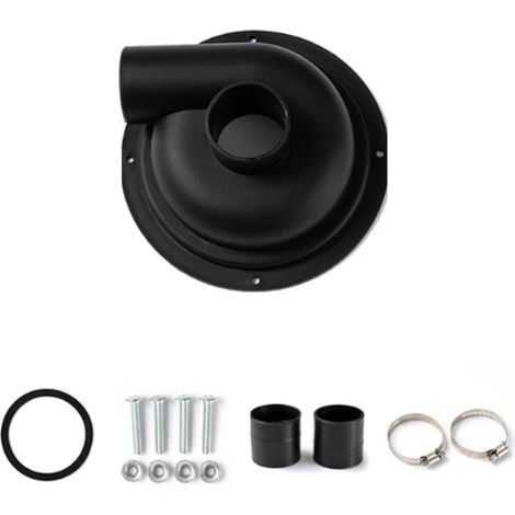 Collecteur de poussière Cyclone Ledge, filtre Cyclone, séparateur pour aspirateur (couvercle noir - sans pliure)-AquaForge (1/5)