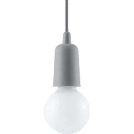 Suspension Matero 1 grise dimmable E27 IP20 Pure Lume (1/5)