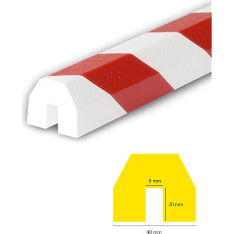 AMORTISSEURS DE CHOCS BLANC ET ROUGE POUR ARETES VIVES (WN1064)