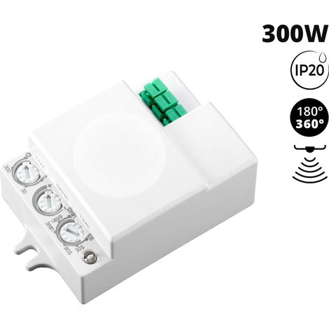 Sensor De Movimiento Por Microondas - Superficie - 180°/