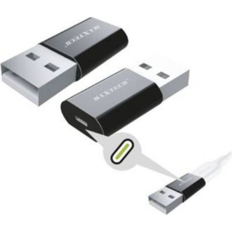 MaxTech - Adattatore Da Type-c A Usb 2.0 Ricarica Rapida Sincronizzazione Dati Usb-tc01 - (1/2)