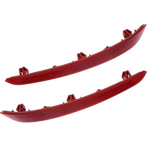 Bandes réfléchissantes de pare-chocs arrière pour BMW 530i (modèles 2017-2020) 63147388765 63147388766 (1/3)