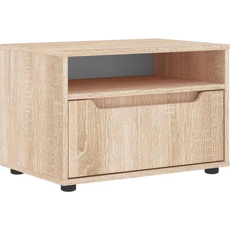 Maison Exclusive - TV-Schrank VISNES Sonoma-Eiche 60x40x38 cm Hol