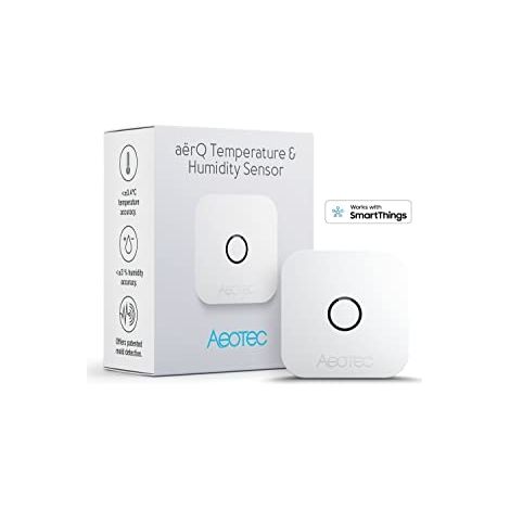 Capteur de température et d'humidité Aeotec aërQ, Z-Wave Plus AEOTEC Capteur de température et d'humidité aërQ (1/5)