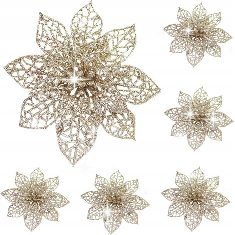 ESTRELLA DE BELÉN PARA FLORES DE ÁRBOL DE NAVIDAD 6 PIEZAS [SE-GB13]