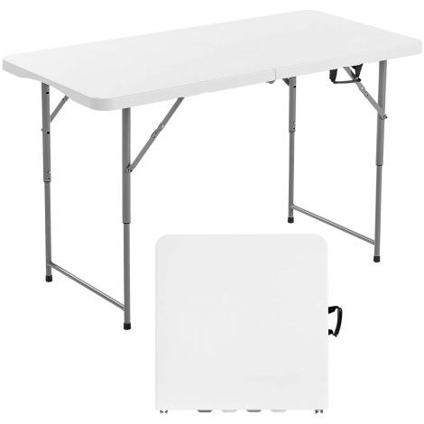 Table Pliante Rectangulaire en Plastique Table Utilitaire (1/5)