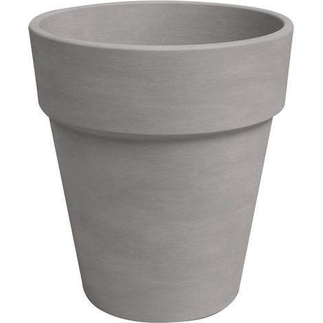 ARTEVASI - Pot Amalia haut en terre cuite ø30 cm anthracite (1/3)