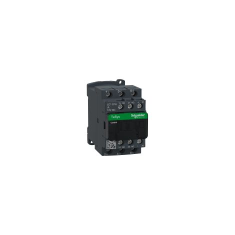 TeSys LC1D - contacteur - 3P - AC-3 440V - 18A - bobine 12Vcc - LC1D18JL