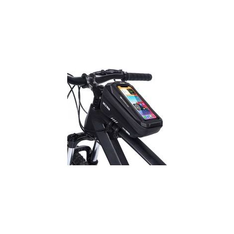 Sac de guidon de téléphone portable de bicyclette, sac de cadre de cas de téléphone portable d'écran tactile, 6,7 pouces (1/5)