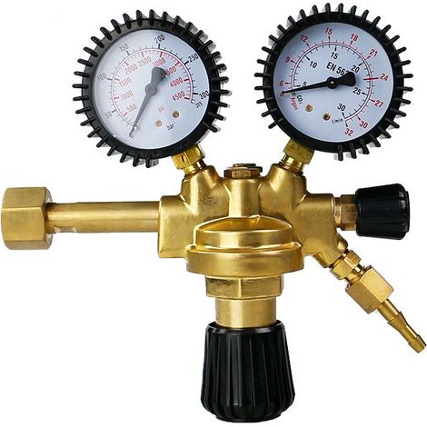 Réducteur de pression Régulateur de pression pour gaz inerte argon/CO2 vers unité de soudage MIG/MAG Régulateur de pression de gaz réducteur de pression d'oxygène